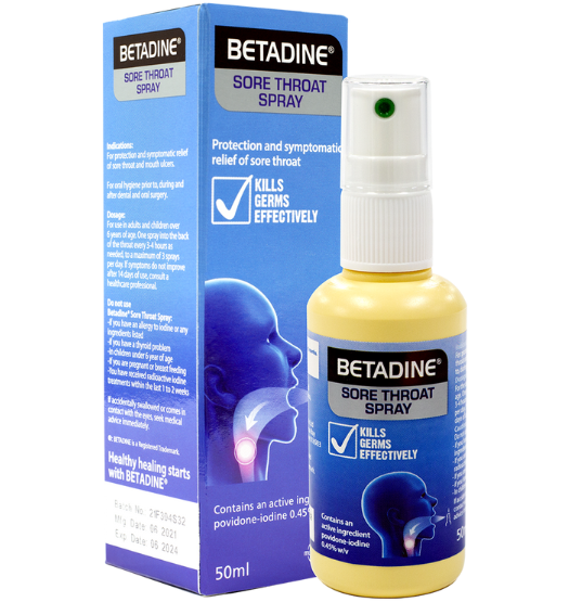 Betadine Sore Throat Spray 50ml
