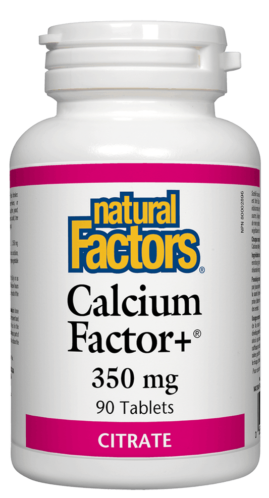 Natural Factors Calcium Factor+ 350mg 90 Tablets
