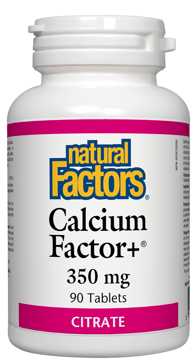 Natural Factors Calcium Factor+ 350mg 90 Tablets