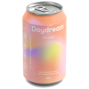 Daydream Sparkling Water Peach Ginger 355 ml