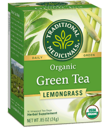 Traditional Medicinals Organic Green Tea Lemongrass 16 Bags