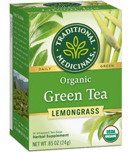 Load image into Gallery viewer, Traditional Medicinals Organic Green Tea Lemongrass 16 Bags
