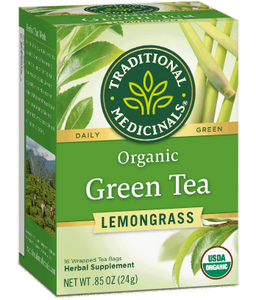 Traditional Medicinals Organic Green Tea Lemongrass 16 Bags
