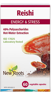 New Roots Reishi 500mg 60 Capsules