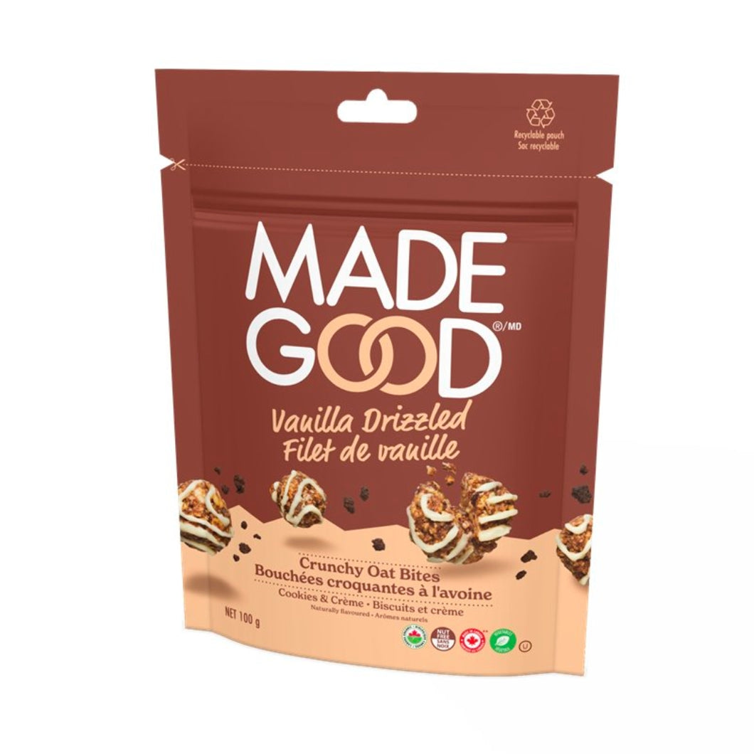 MG Drizzled Oat Bites Vanilla Cookies and Creme 100g
