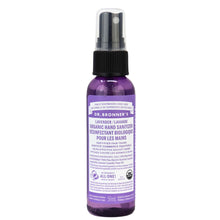 Load image into Gallery viewer, Dr. Bronner&#39;s Hand Sanitizer Lavender 59ml
