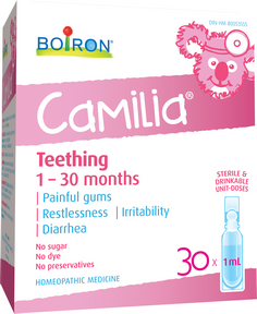Boiron Camilia Teething 30dose homeopathic