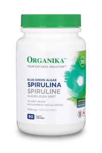 Organika Spirulina 1000mg 90 Vegetable Capsules