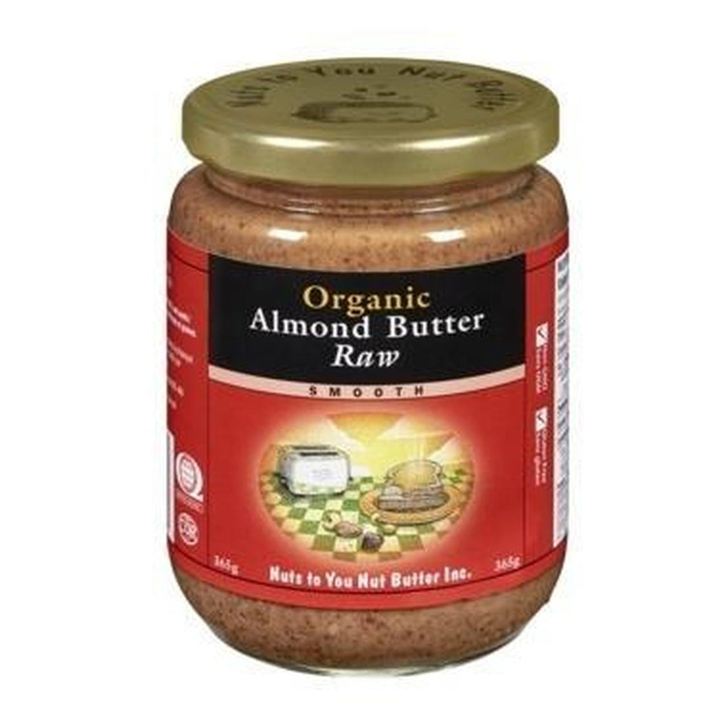 Nuts To You Organic Almond Butter Raw Smooth 365g