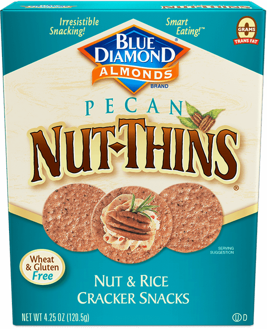 Blue Diamond Gluten Free Pecan Nut Thins 120g