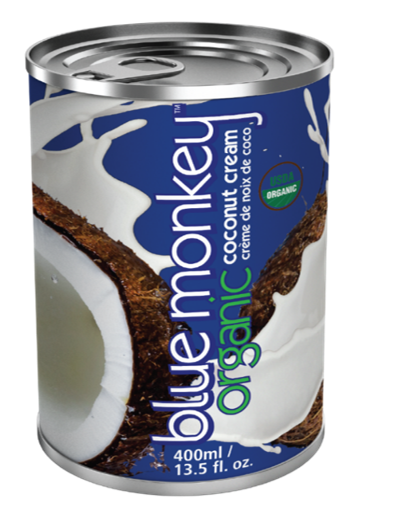 Blue Monkey Organic Coconut Cream 400mL