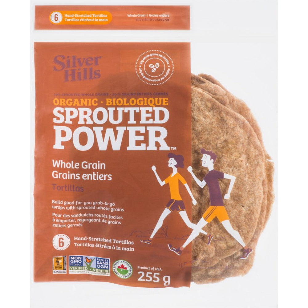 Silver Hills Sprouted Wheat Grain Tortillas 255g