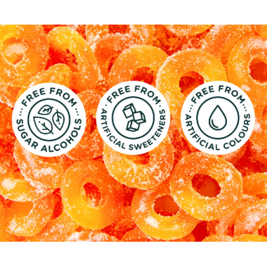 Smart Sweets Peach Rings Gummies 50g